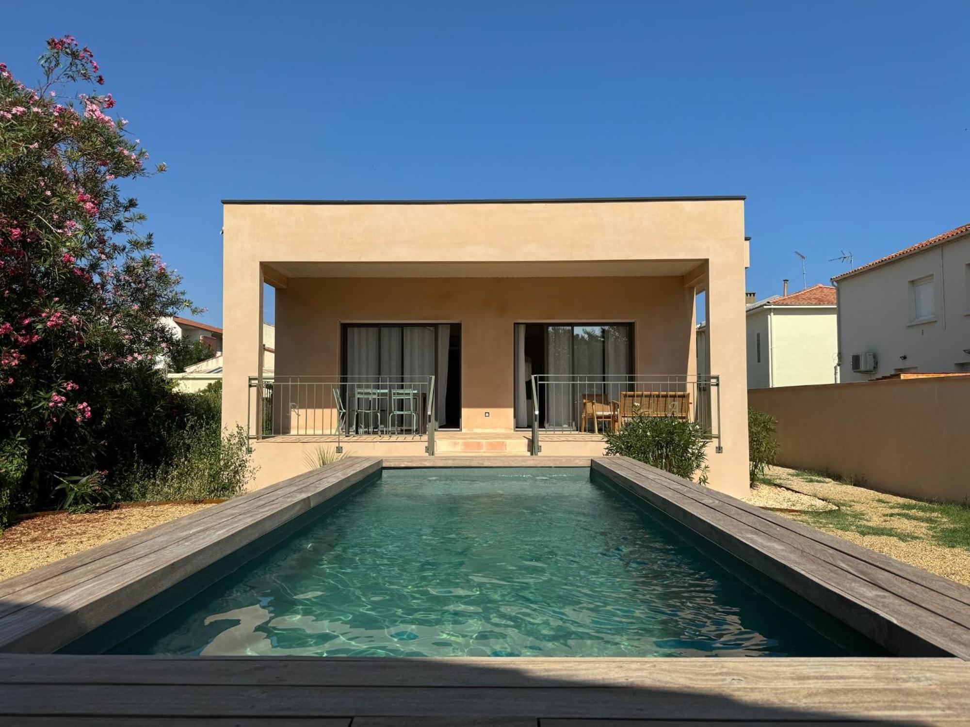 Villa Familiale Avec Piscine Hyper Centre Valras-Plage Eksteriør billede